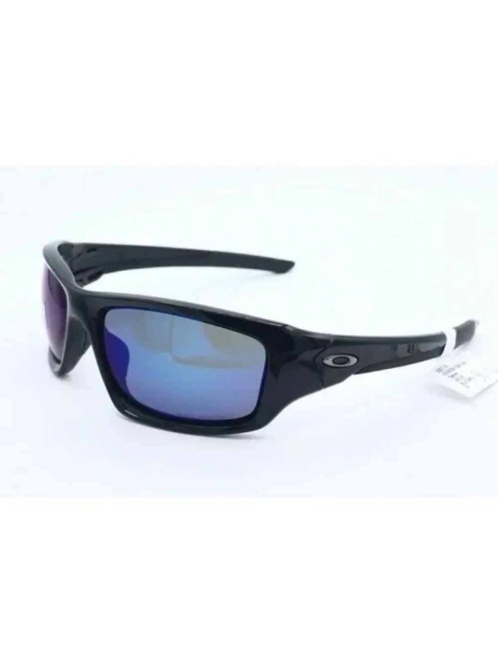 Oakley Valve OO9236-12 Black Wrap Sunglasses Blue Polarized Lenses - SEE DETAIL